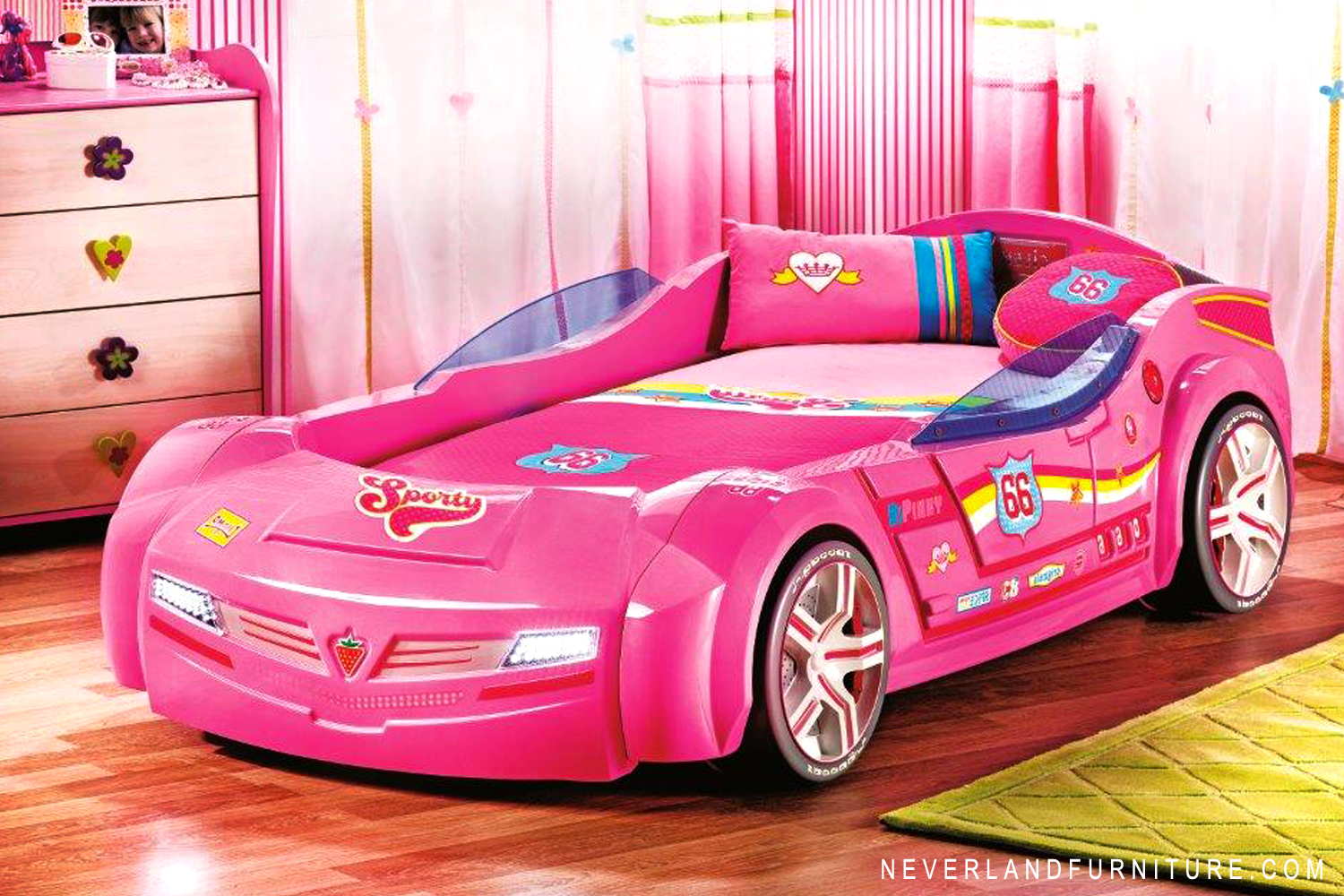 girls car bed